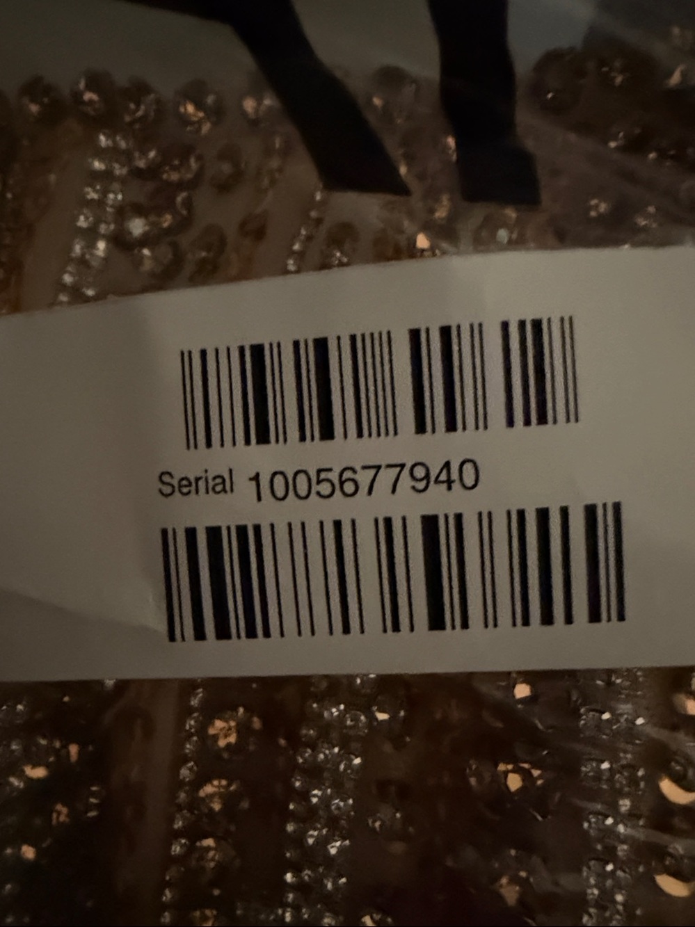 NWT, Jovani 26324A, SZ 0, Gold Beaded Sheer Cape Evening Gown - Picture 5 of 10